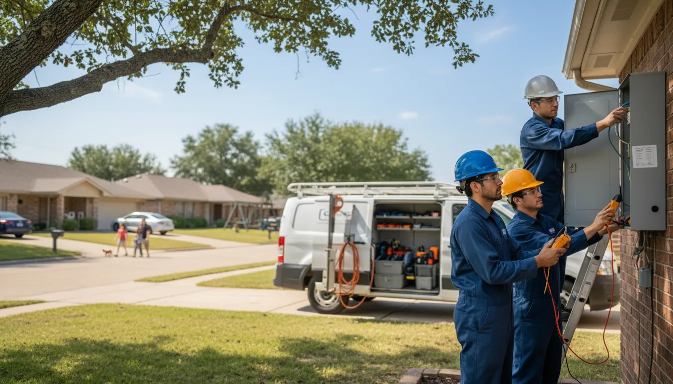 Certified electrician providing emergency electrical services in Marietta, OK